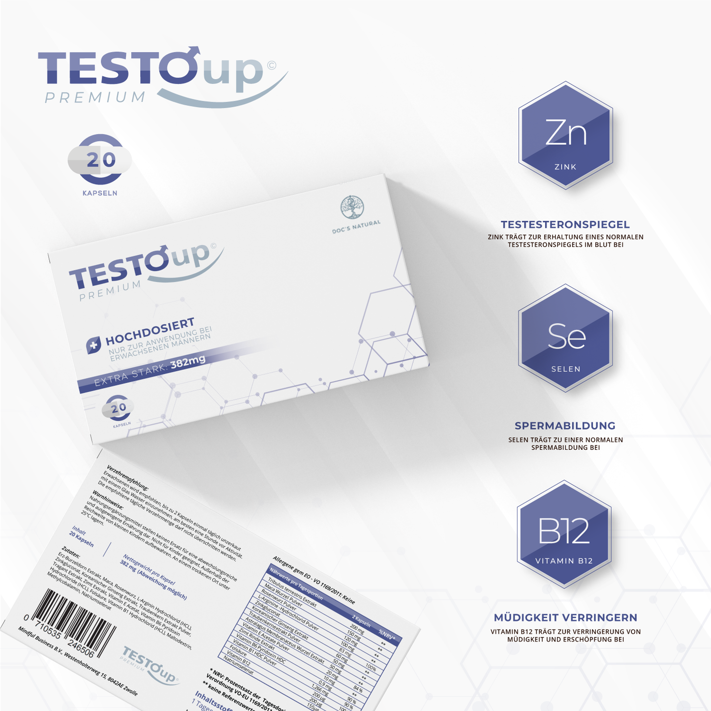 3x TESTOup Premium 20% RABATT